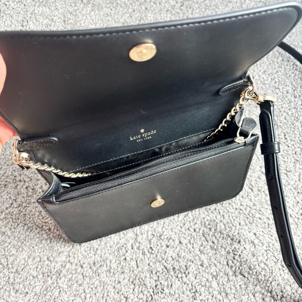 Kate Spade Black Madison Willow Mini Crossbody - Picture 4 of 10